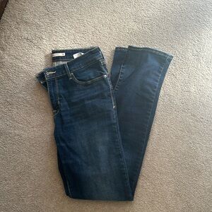 Levi mid rise skinny 8 Long